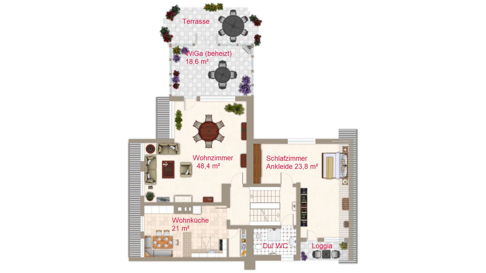 Morsbach-Herbertshagen: besondere Lage - besonderes Haus, Grundriss - Obergeschoss